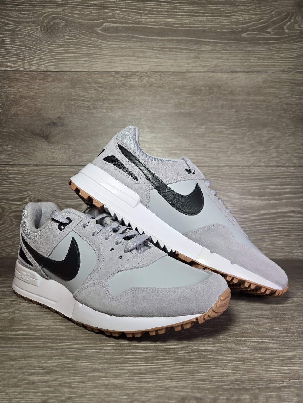 Nike Golf Shoes Air Pegasus 89 Wolf Grey Anthracite Gum FJ2245-005 Men's 9.5 NEW